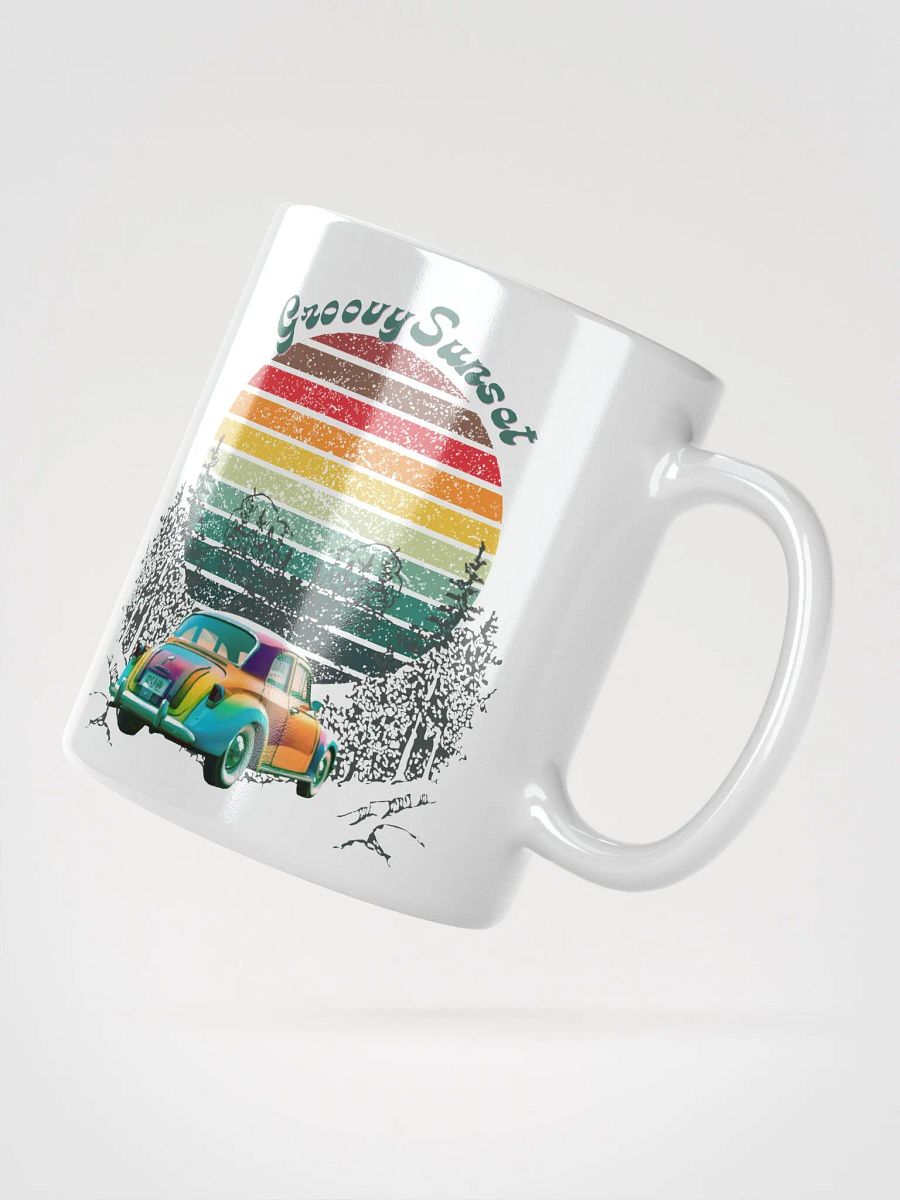 Retro Rainbow Car / Groovy Sunset Mug product image (3)