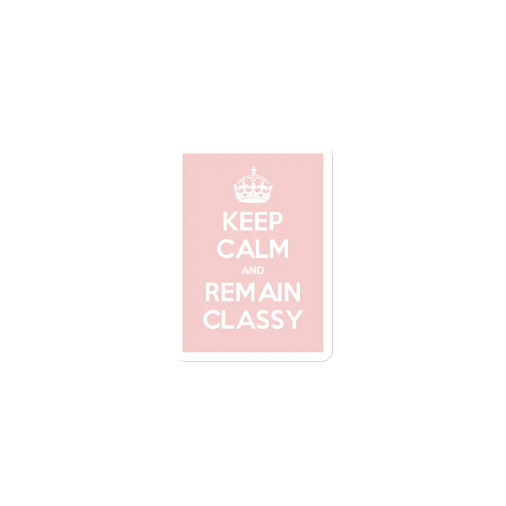 Keep Calm Magnet in Pink product image (1)