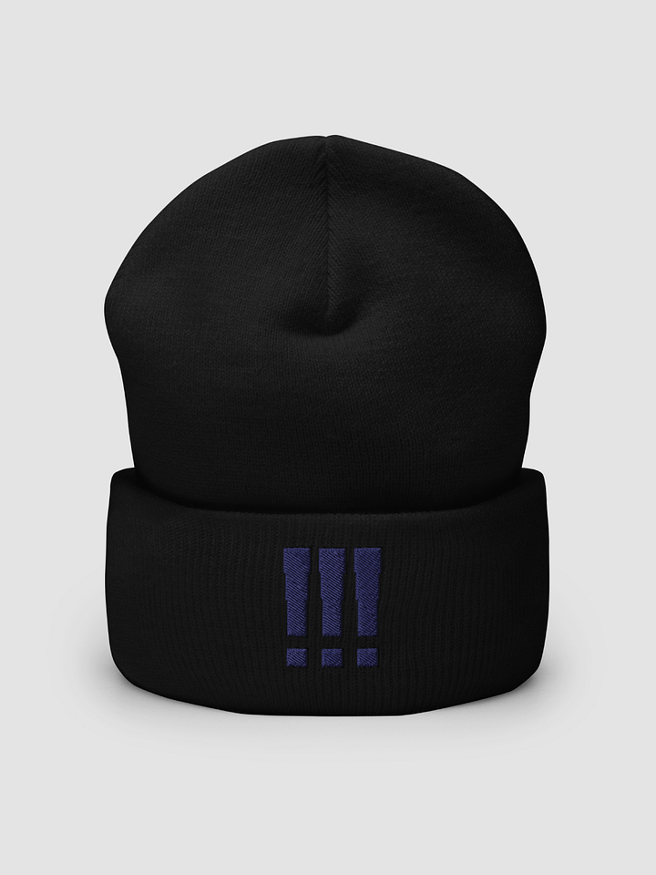 !!! | Black/Purple Beanie product image (2)