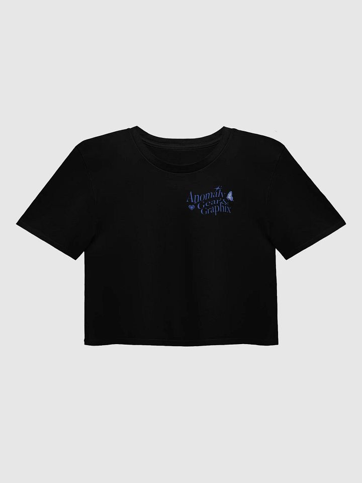 Motivational Blue Typography Crop Tee product image (2)