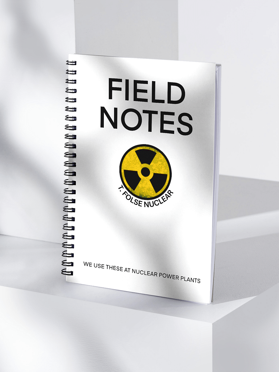We Use This Notebook at Nuclear Power Plants product image (4)
