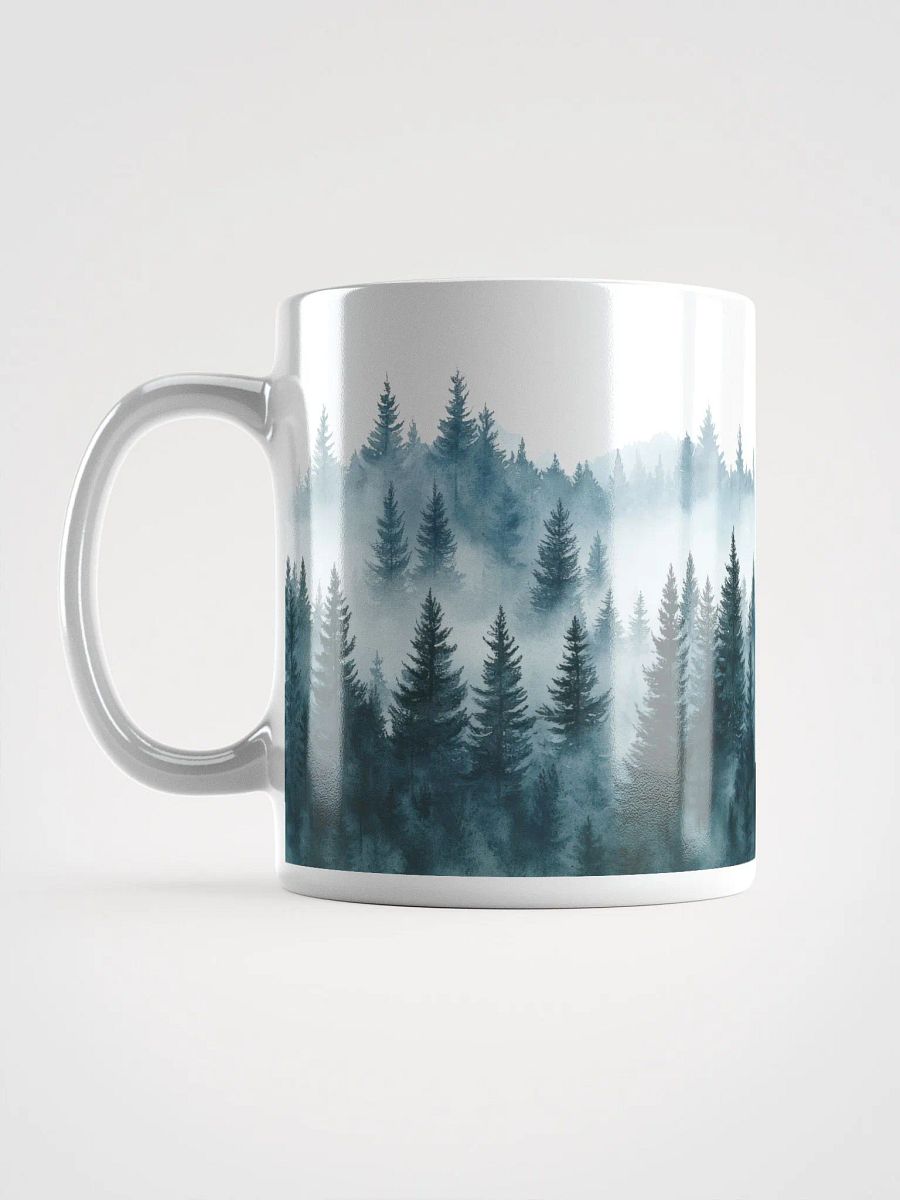 Misty Forest White Glossy Mug product image (6)