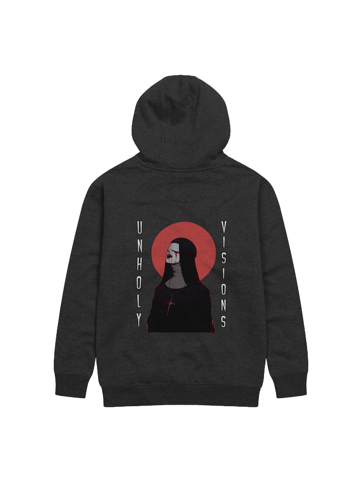 "Unholy Visions" Back Gothic Printed Hoodie product image (2)