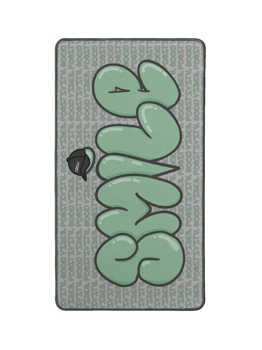 Dill's Smile Line Desk Mat 12" x 22" product image (1)