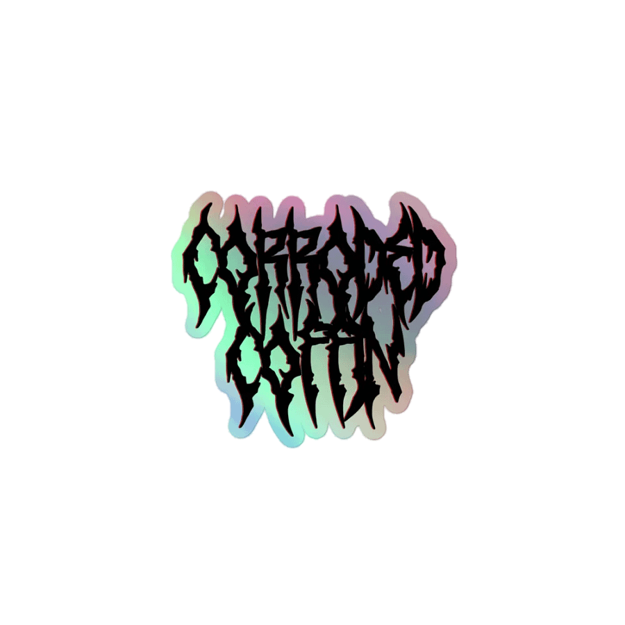 Corroded Coffin - Holo Sticker product image (1)