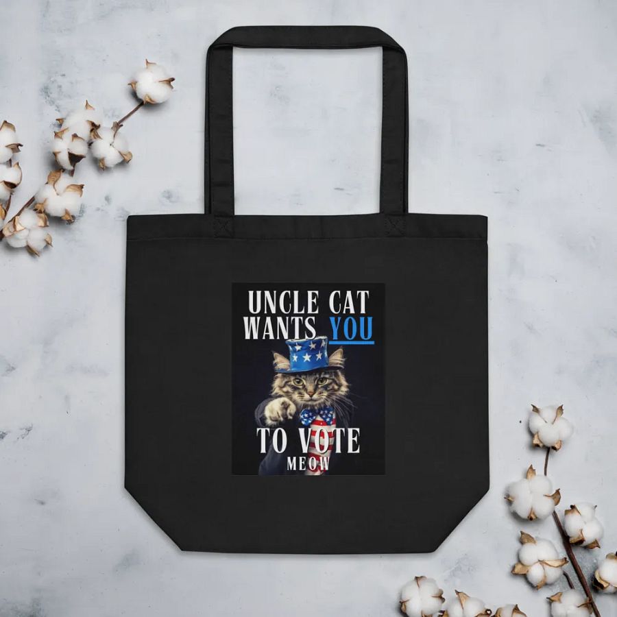 Uncle Cat Wants YOU To VoteTote Bag product image (3)