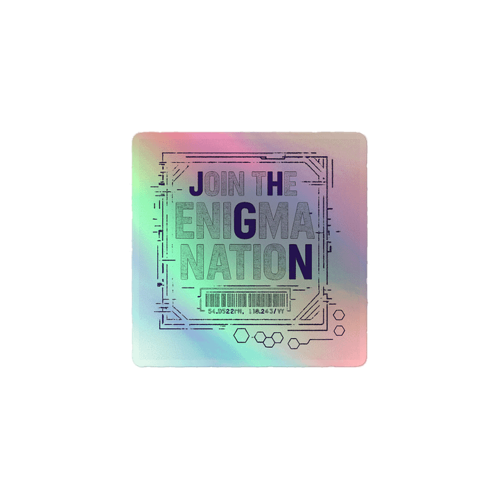 Enigma Nation Holographic Stickers 2 product image (1)