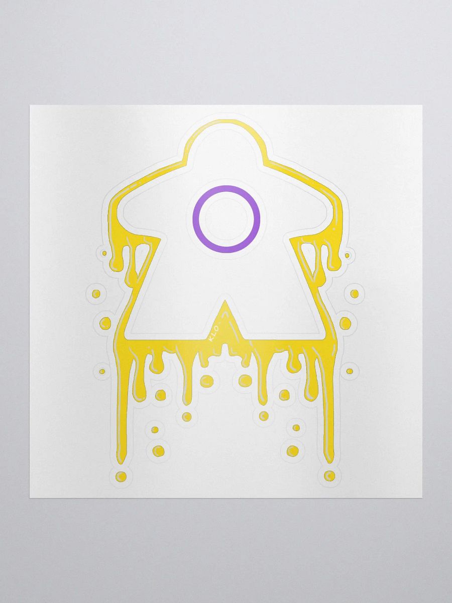 Drippy Intersex Pride Meeple Sticker product image (2)