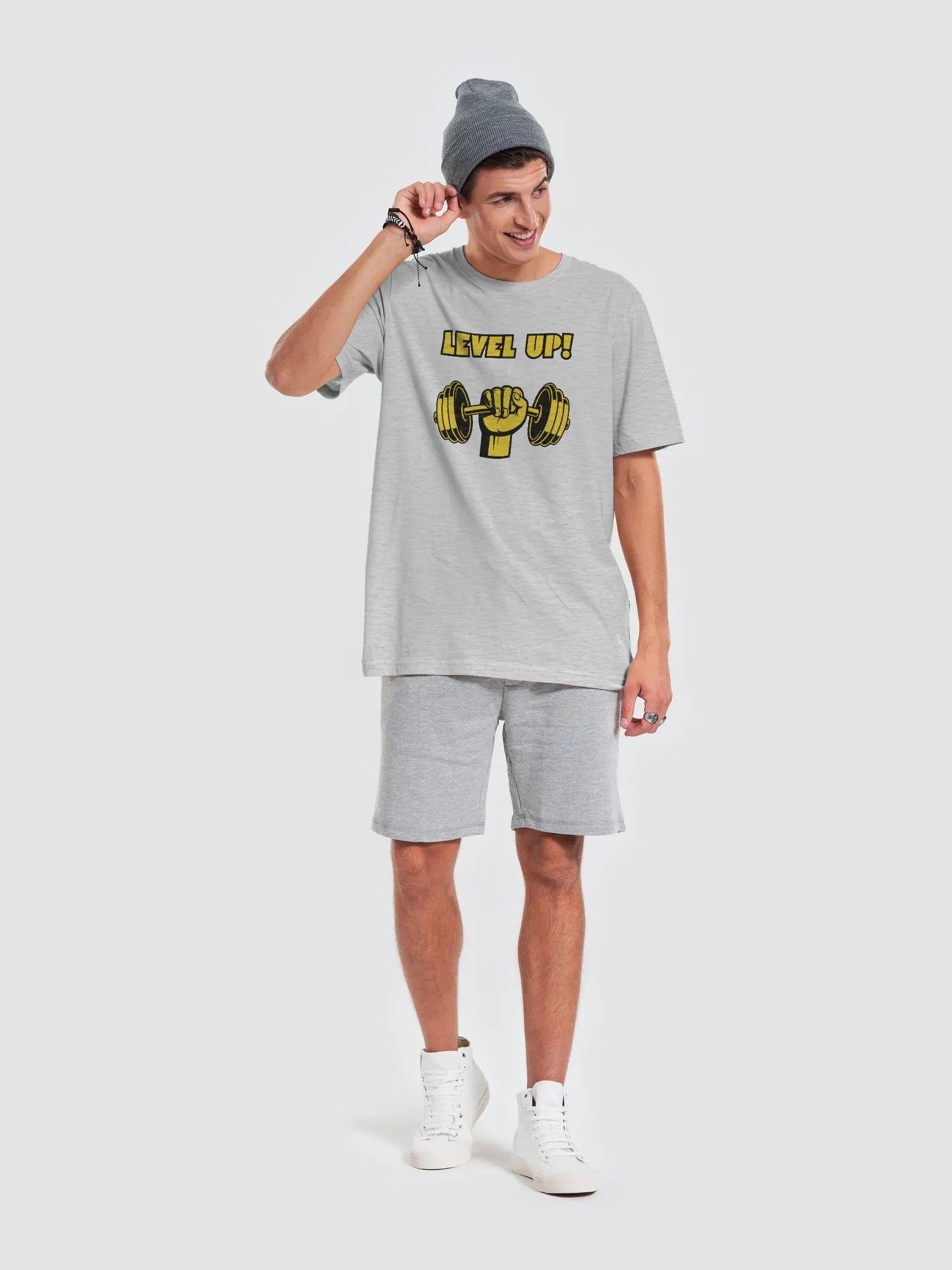 Level Up! - Weightlifting T-Shirt product image (6)
