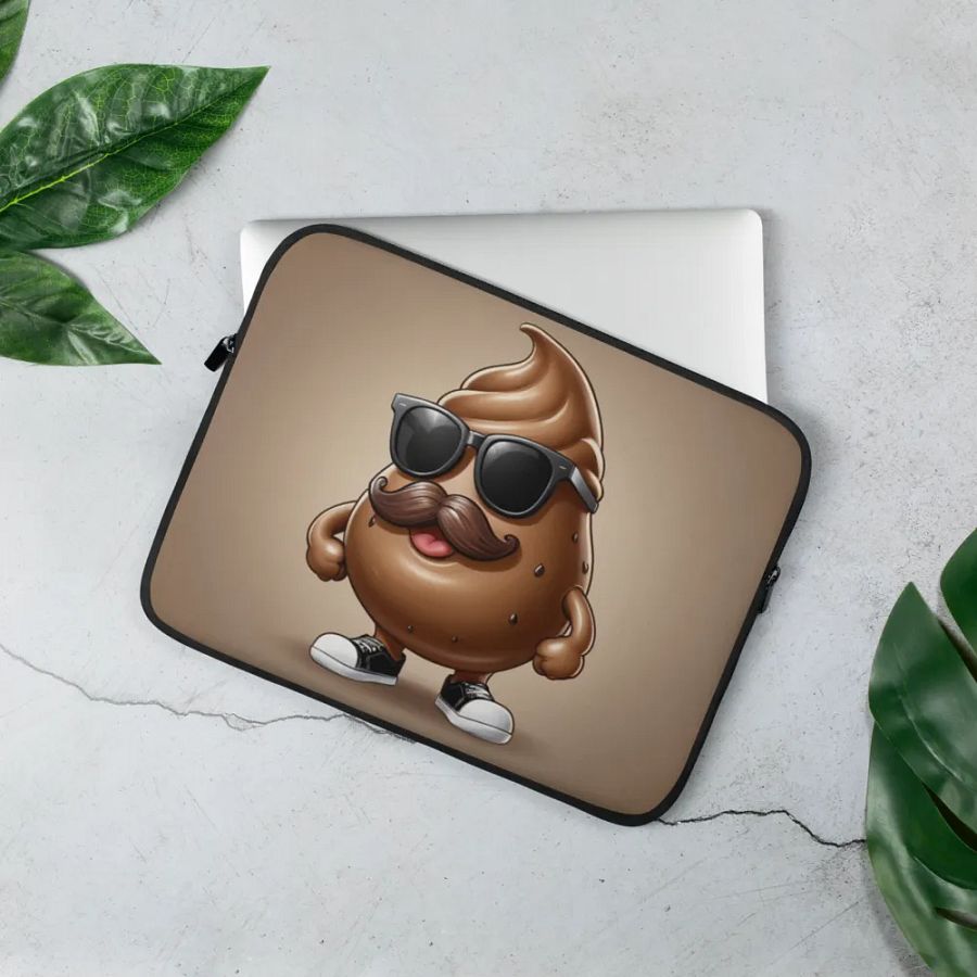 Mr Poop Laptop Sleeve product image (2)