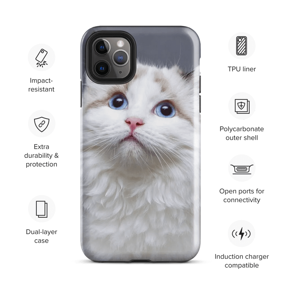 Elegant Cat Design Phone Case: Style and Protection in One product image (3)