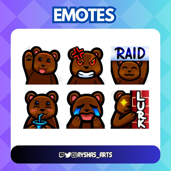 Bear Emotes product image (1)