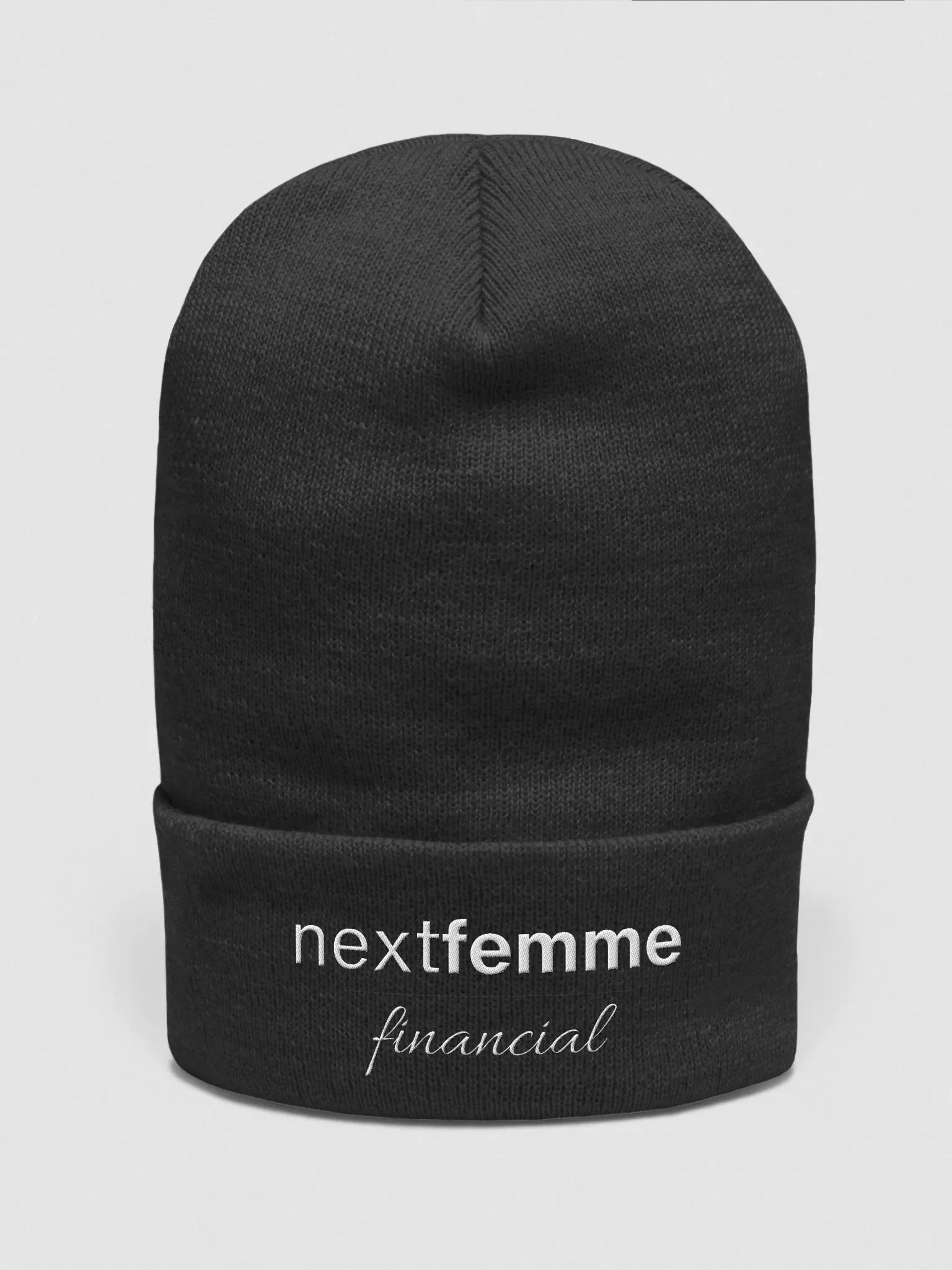 Next-Gen Cuffed Beanie with White Logotype product image (1)