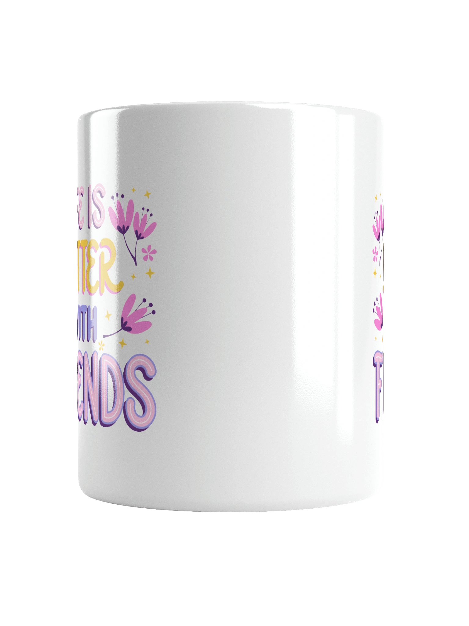 Floral Friends White Glossy Mug product image (6)