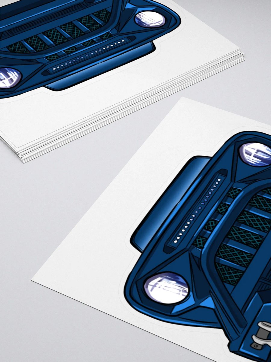 Blue Jeep Sticker product image (10)