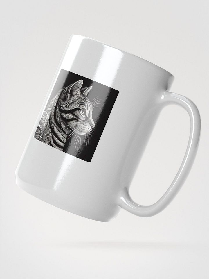 Symmetrical Feline Elegance Mug product image (2)