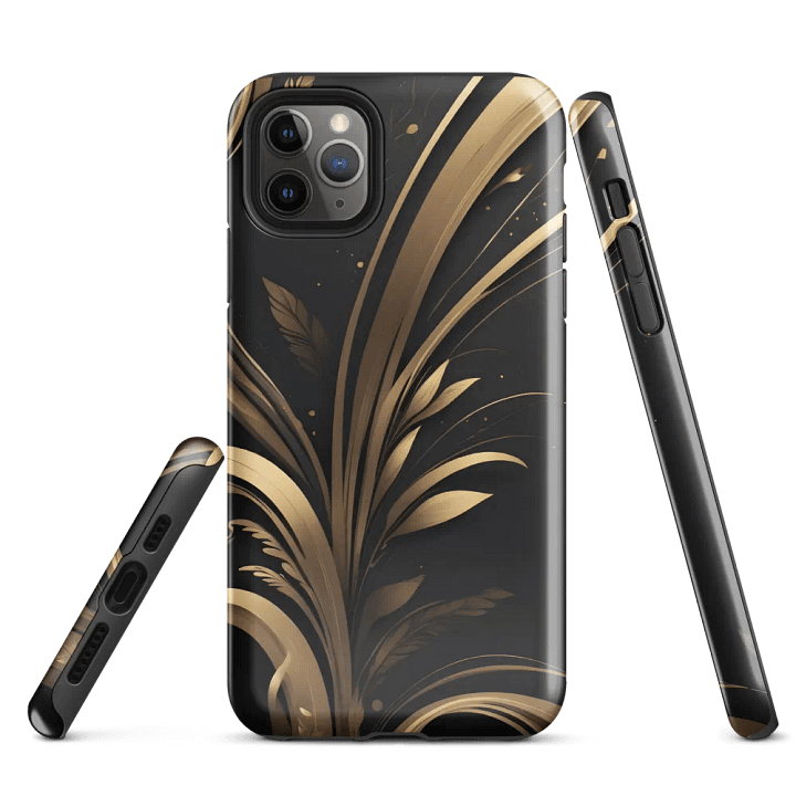Tough Case for iPhone® – Auric Flora product image (1)
