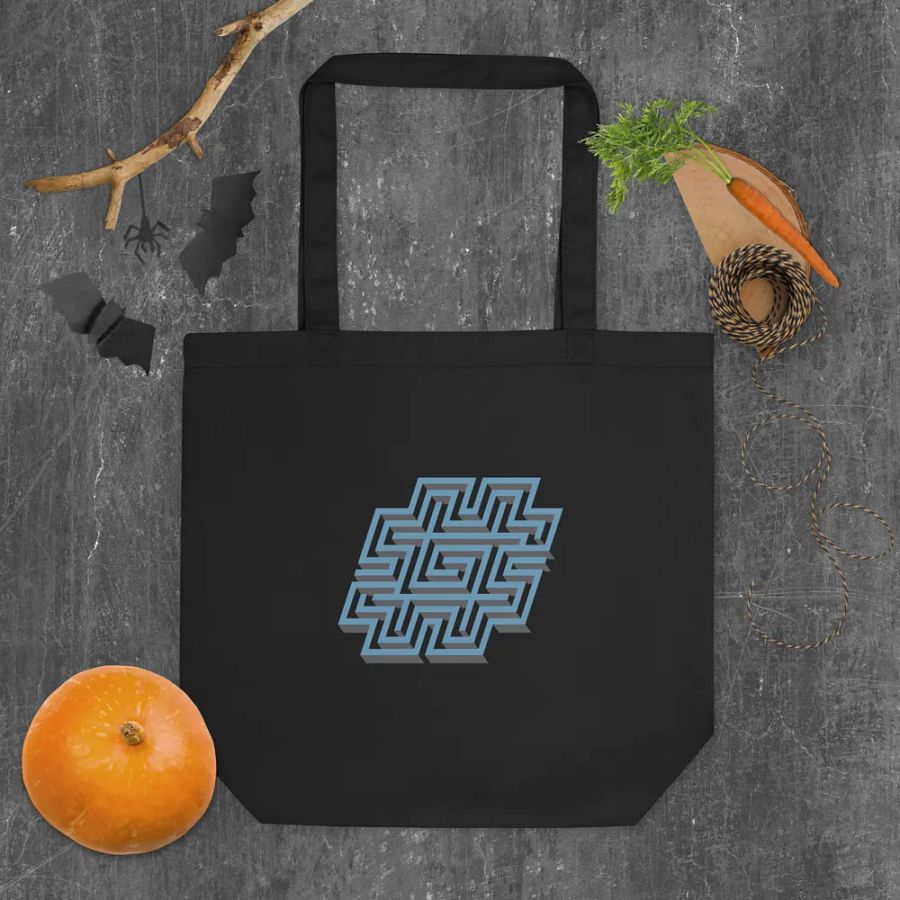 Hashtag Maze Eco-Friendly Tote Bag product image (5)