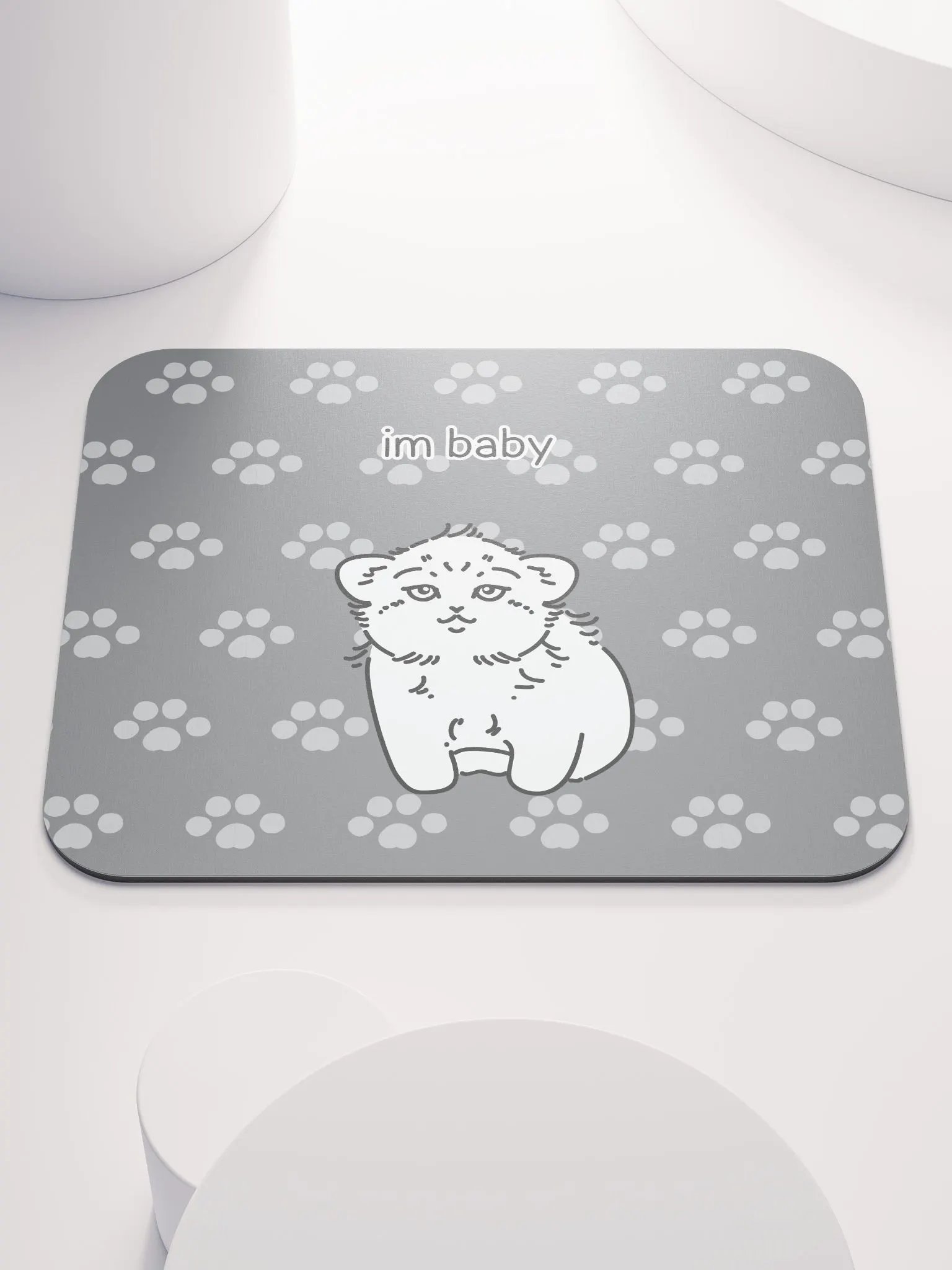 I'm Baby Manul - Mousepad product image (1)