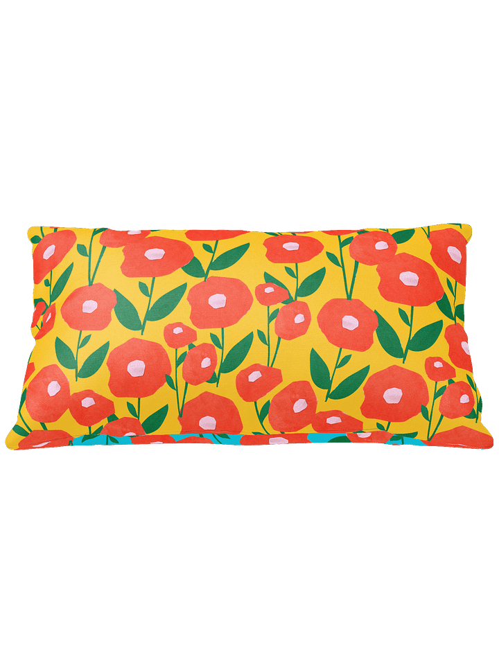 Bold Poppy Floral All-Over Print Pillow product image (1)