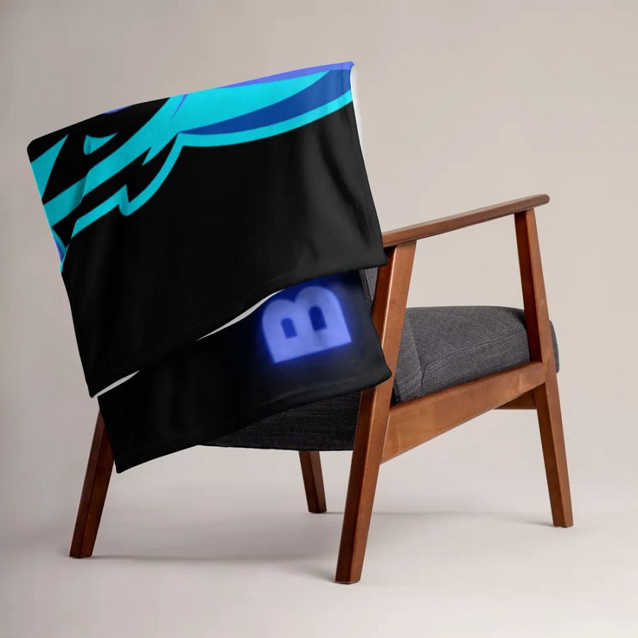 Blue Thunder Throw Blanket product image (3)