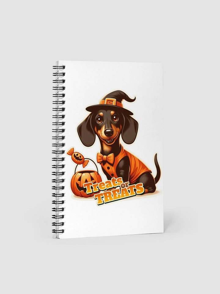 Spooky Dachshund Halloween Notebook product image (1)