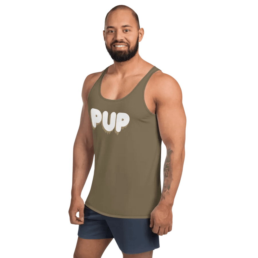 Identity Tank - PUP - Brown / Light Brown / White product image (4)