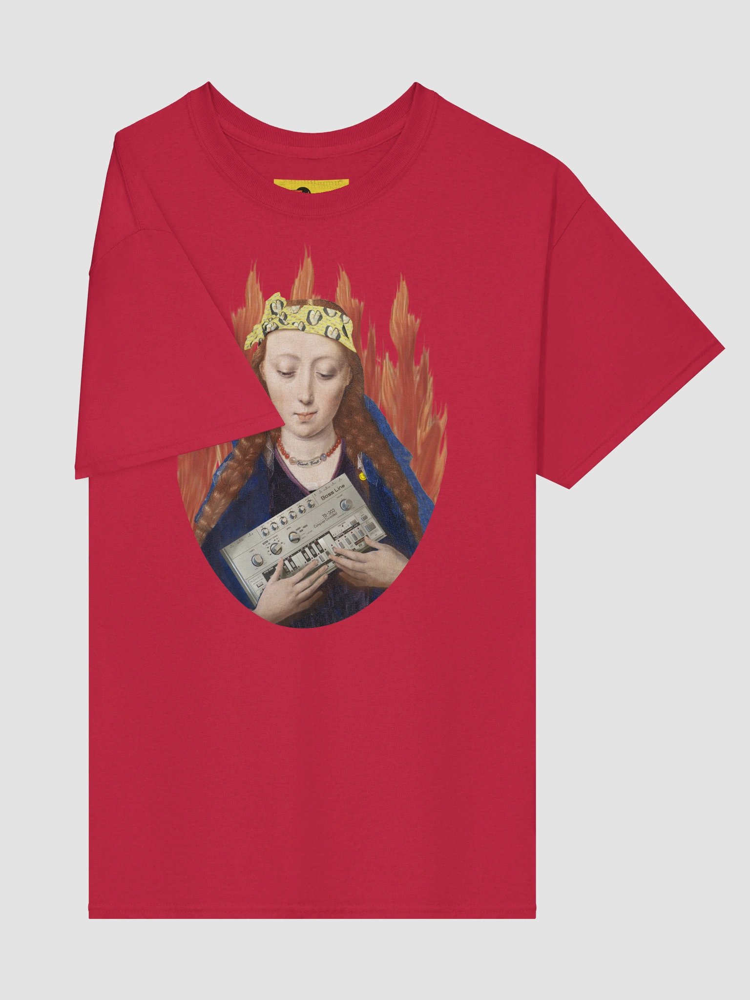 The Holy Bassline, by Frank Fonik TB303 tribute, Unisex t-shirt product image (20)