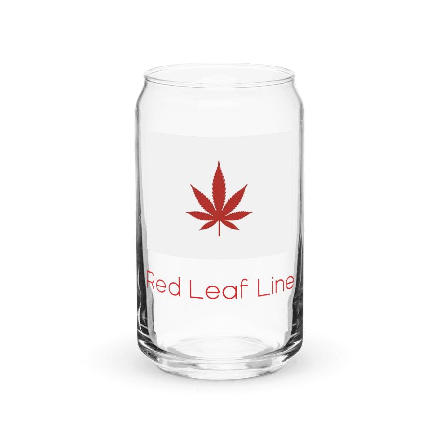 Red Leaf Line Can-Shaped Glasses product image (2)