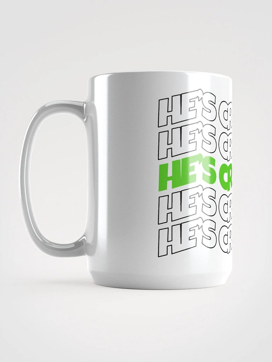He's cray cray! Mug (green/black) product image (6)