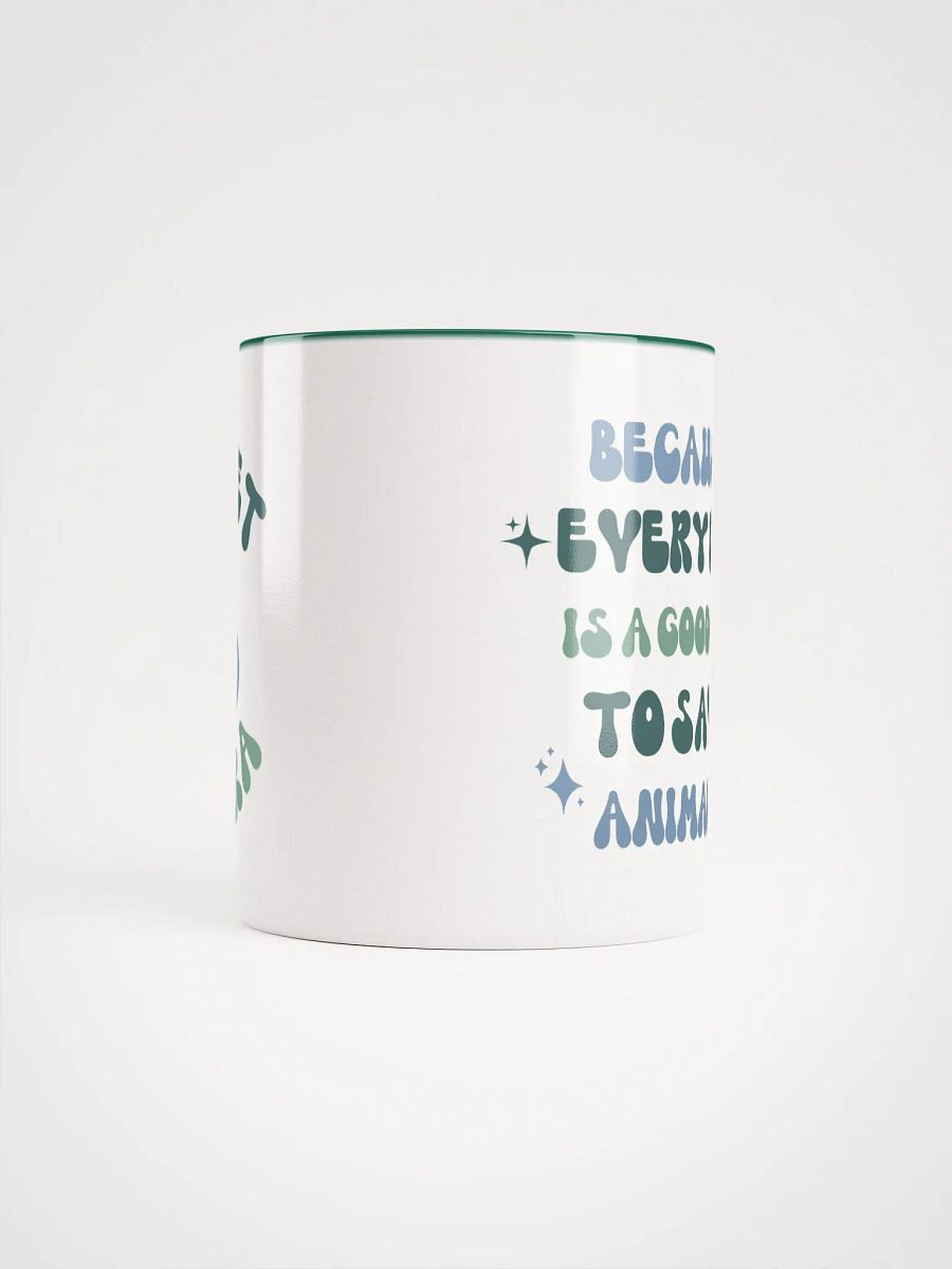 "In my vet tech era" Ceramic Mug with color inside product image (5)