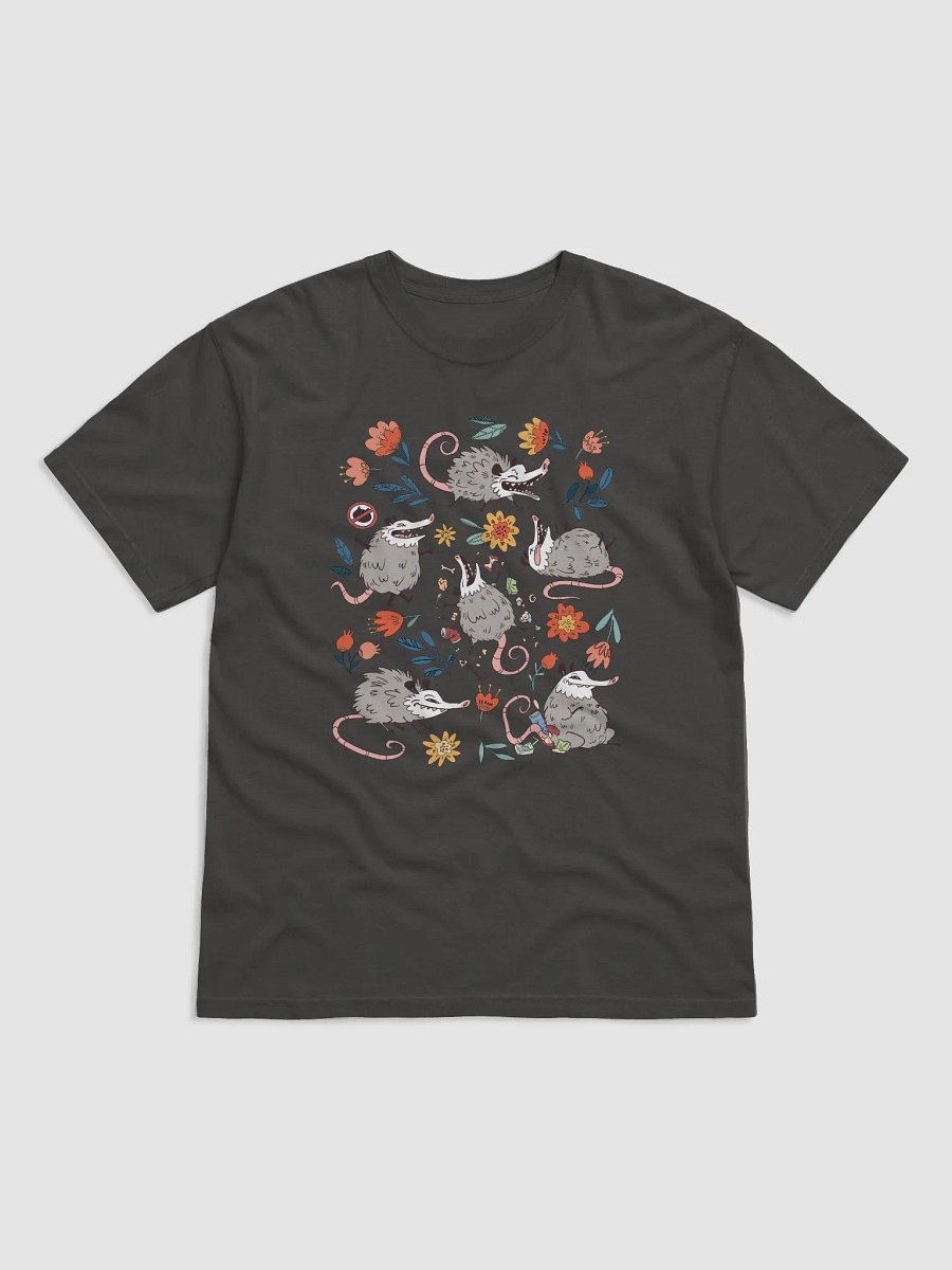 Cottagecore-Style Shirt of Cartoon Opossum | Cottagecore, Goblincore, and Forestcore-Inspired Opossum T-Shirt product image (25)
