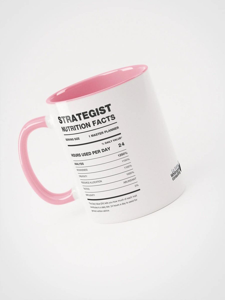 STRATEGIST Nutrition Facts Ceramic Mug product image (1)