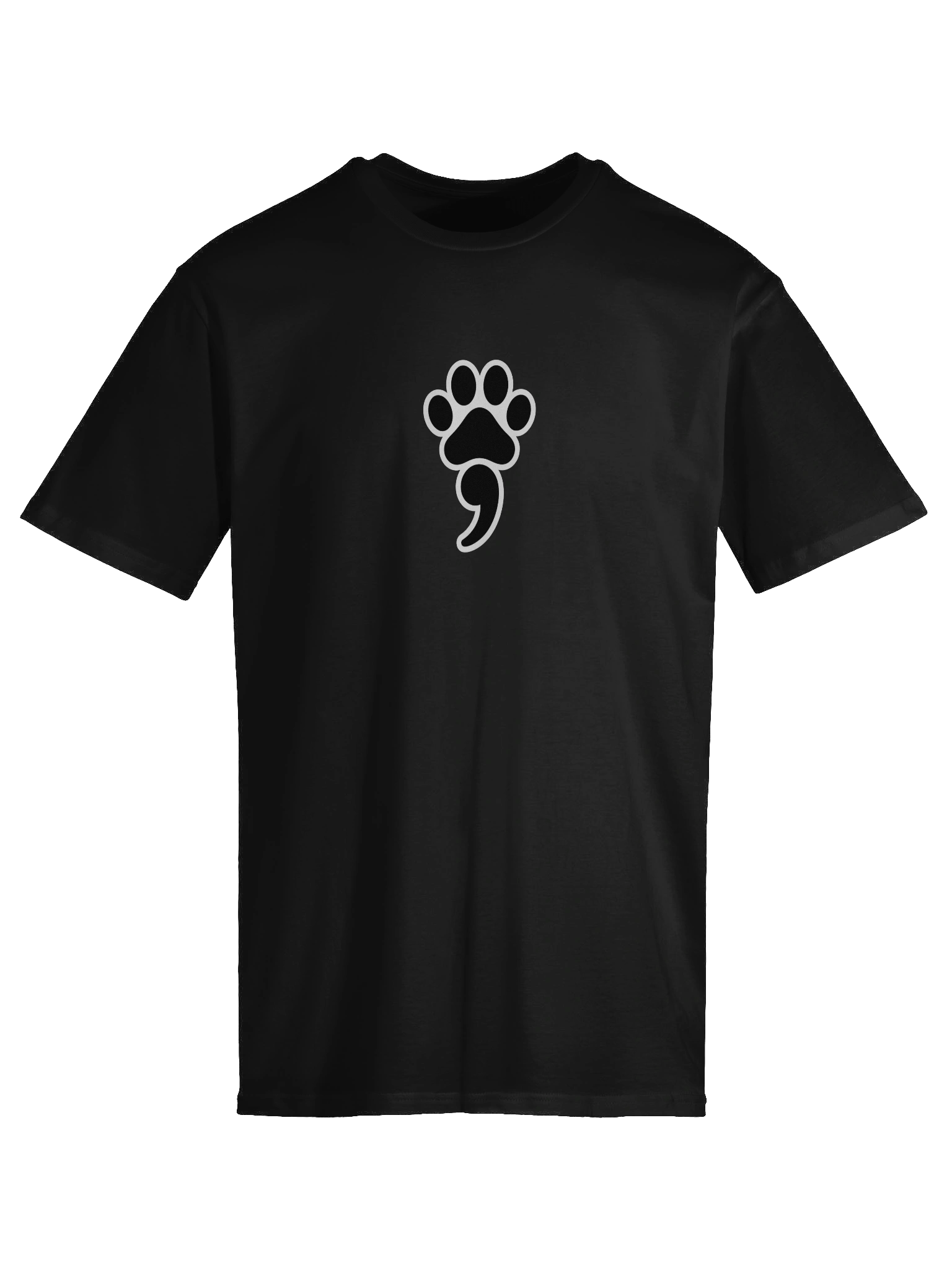 🐾 Paw Semicolon T-Shirt | Symbol of Strength, Hope & Companionship product image (18)