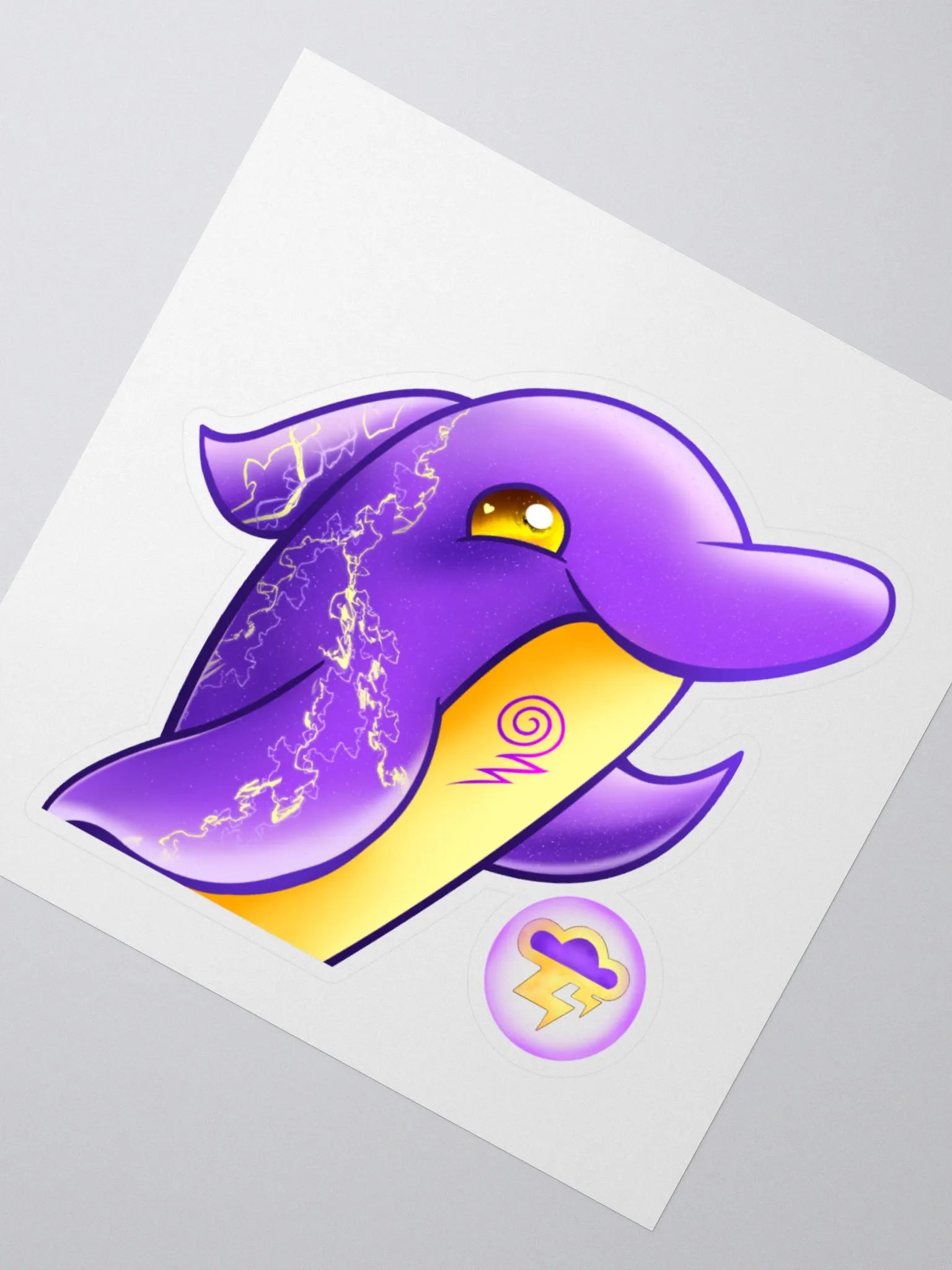 STORM DOLPHIN - STICKER product image (4)