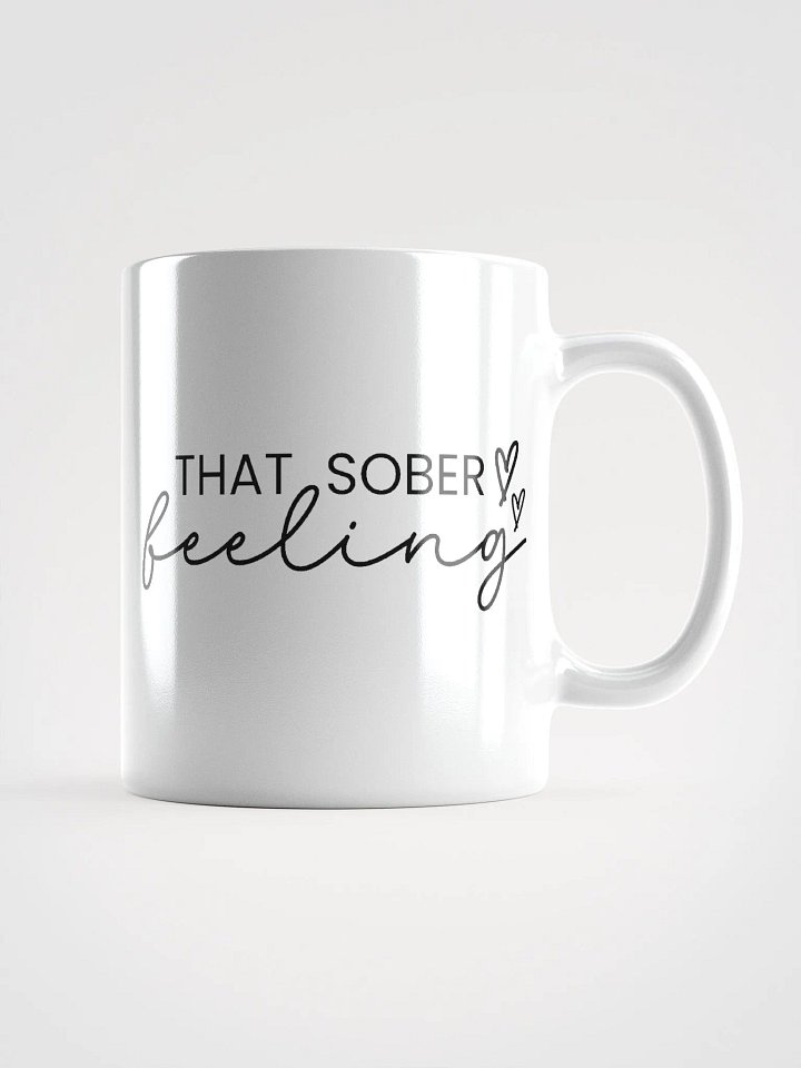 That Sober Feeling, Minimal Addiction Recovery Awareness Mug product image (1)