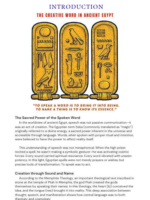 Egyptian Spells for your spiritual growth product image (2)