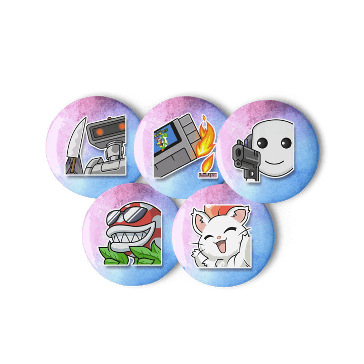 Emotes - button set product image (1)