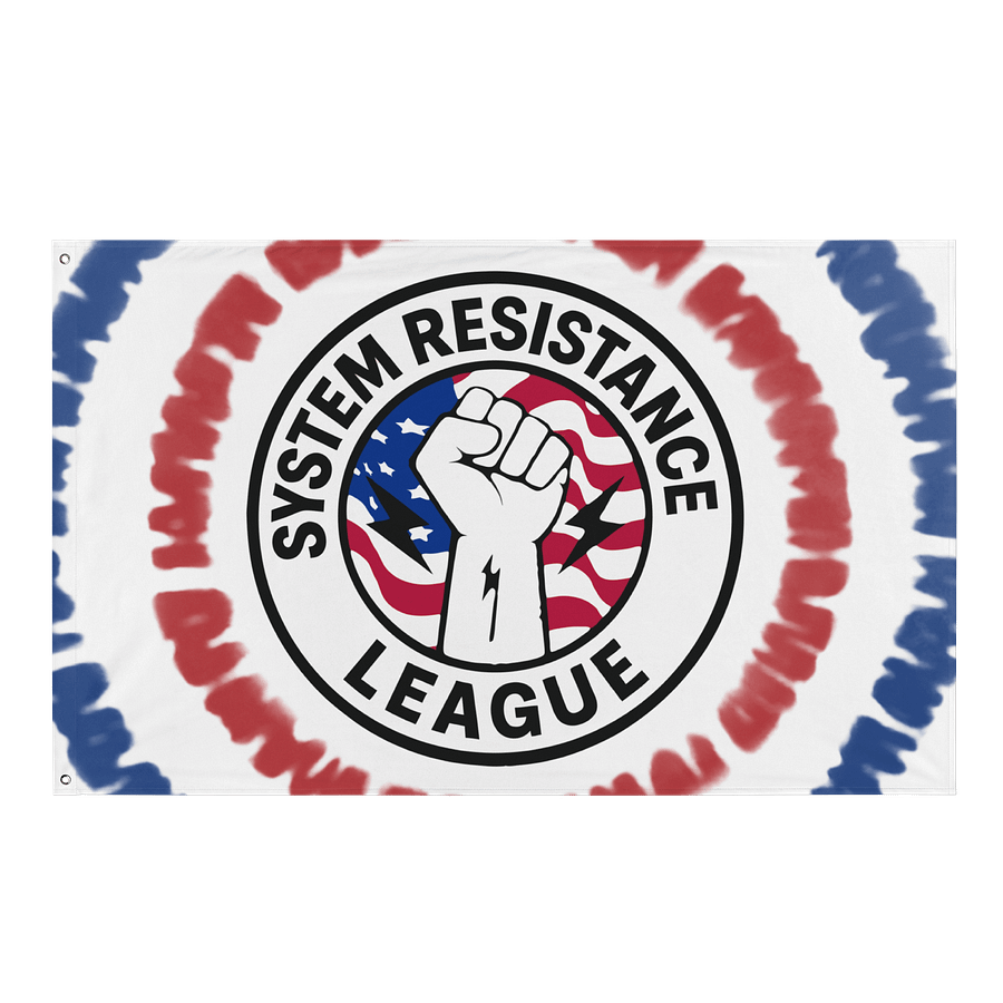 System Resistance League Emblem Flag product image (1)