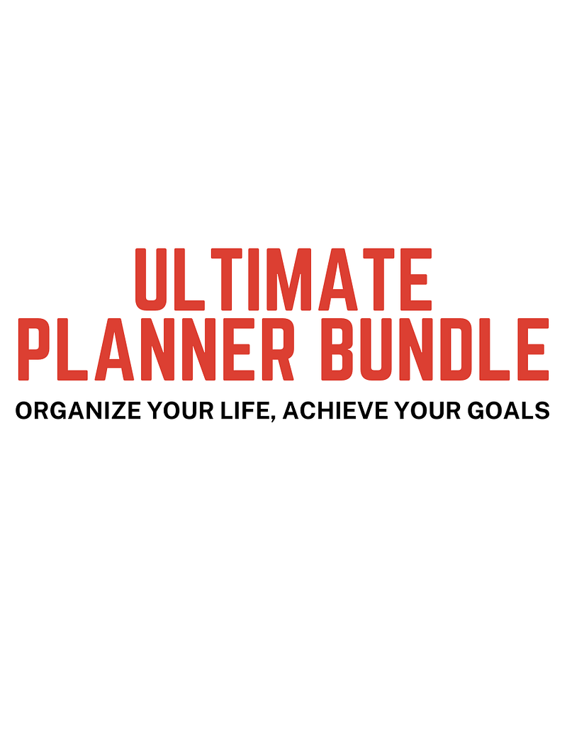 Ultimate Canva Planner Bundle - Fitness, Habit, Meal, Life & More!