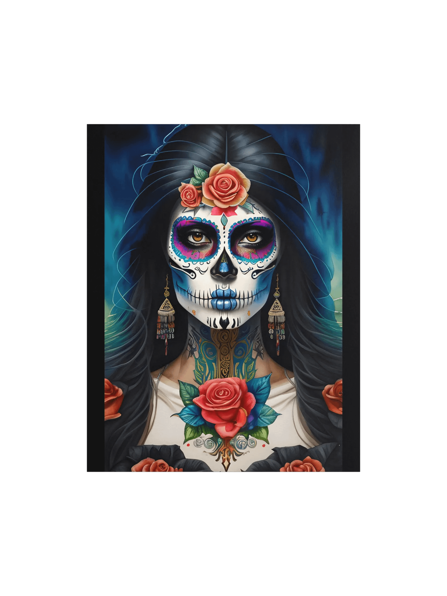 Sugar Skull Art - Embrace Dia de los Muertos Poster product image (4)
