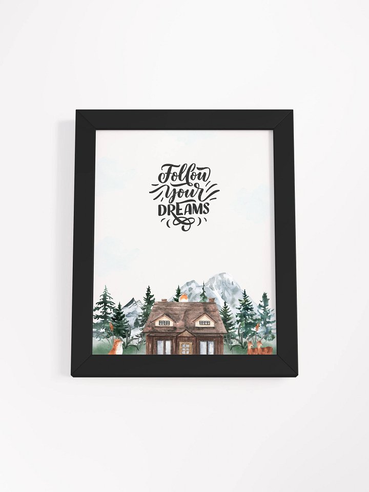 Follow Your Dreams Framed Poster product image (1)
