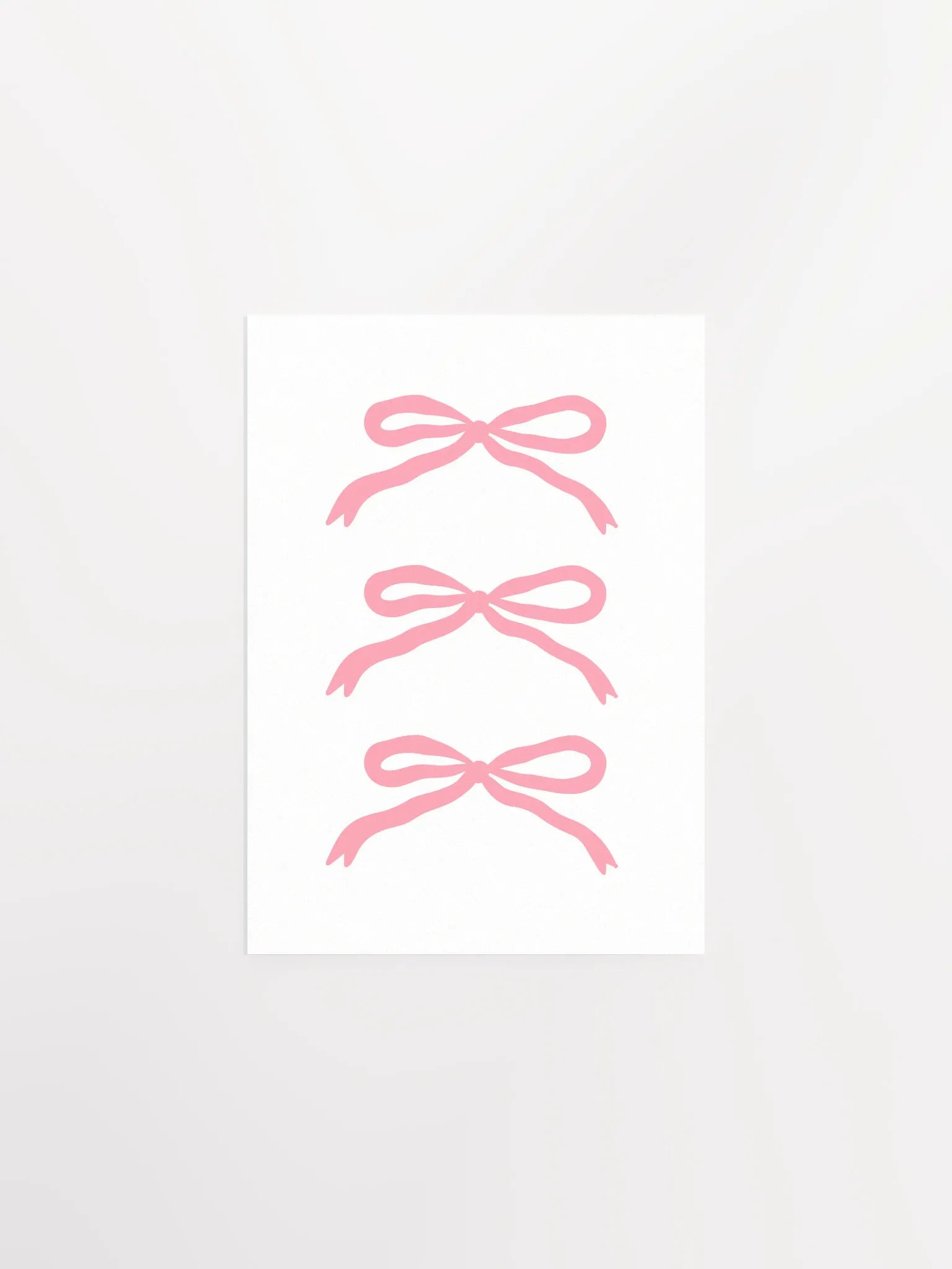 Coquette Pink Bows Print product image (3)