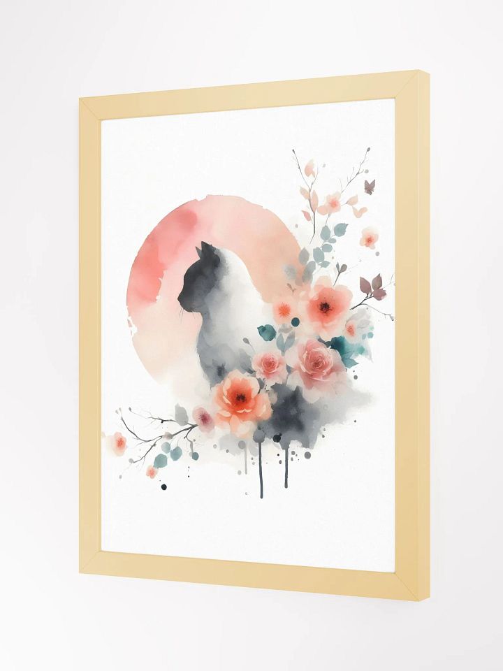 Dreamy Cat & Blossoms - Wall Art product image (6)