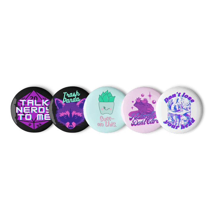 Cute and Rude Buttons product image (1)