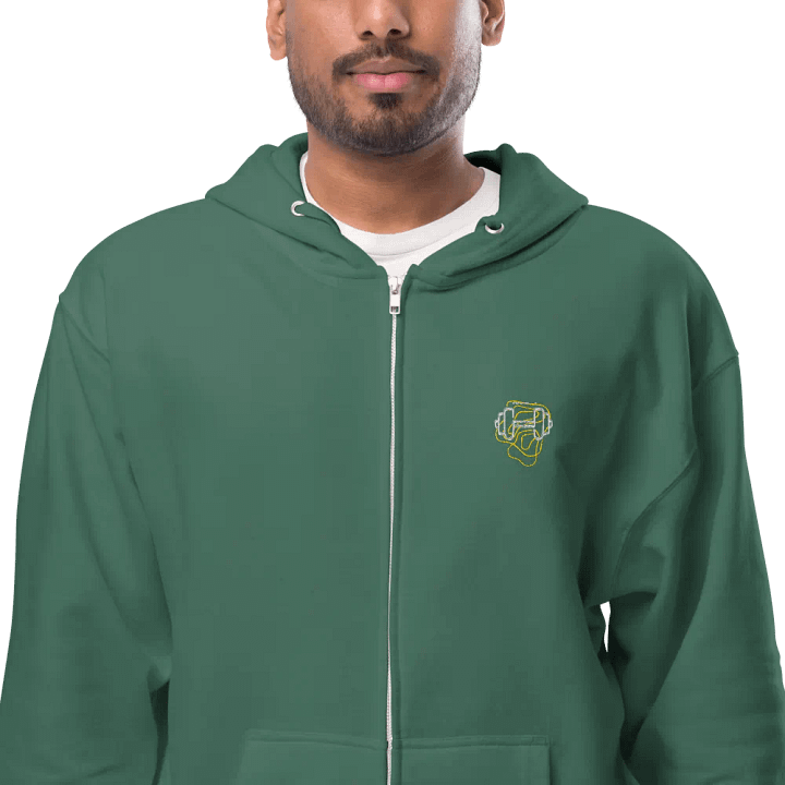 FitFusion Zip-Up Cotton Unisex Hoodie product image (8)