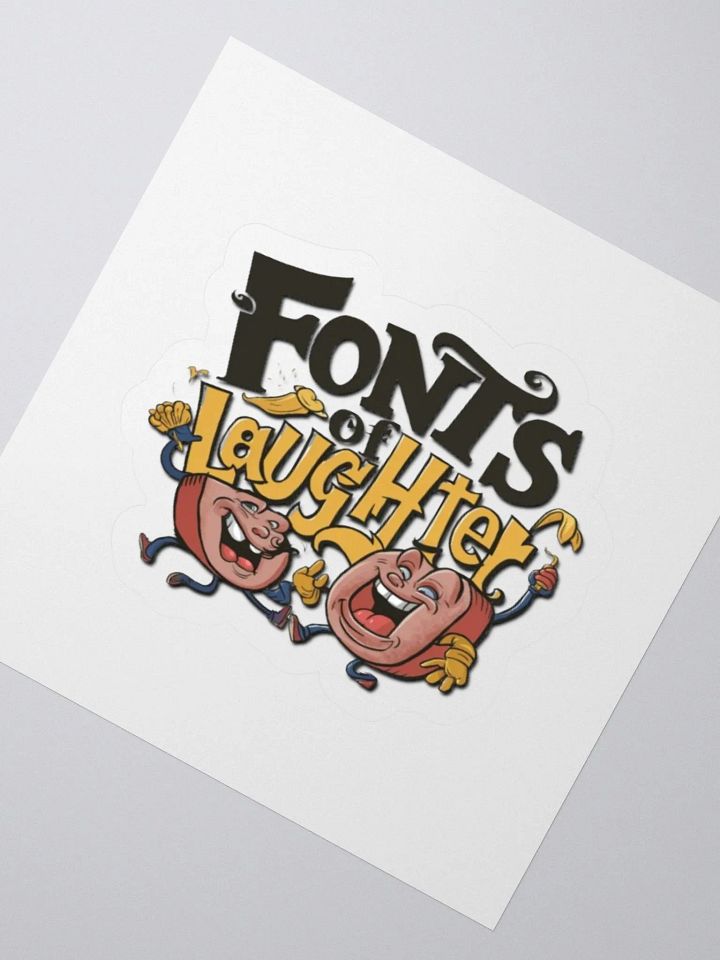 Font's of Laughter Sticker product image (2)