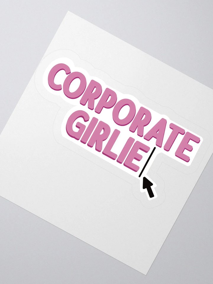 Corporate Girlie Kiss Cut Sticker product image (5)