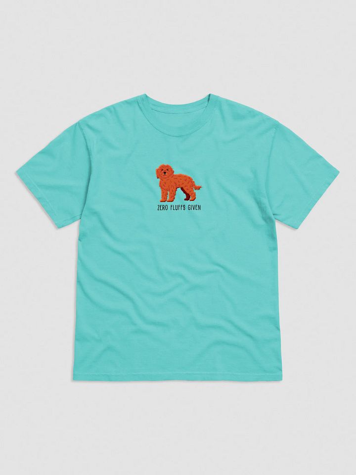 Zero Fluffs Given T-Shirt(Embroidered) of a Cockapoo(Red) product image (25)