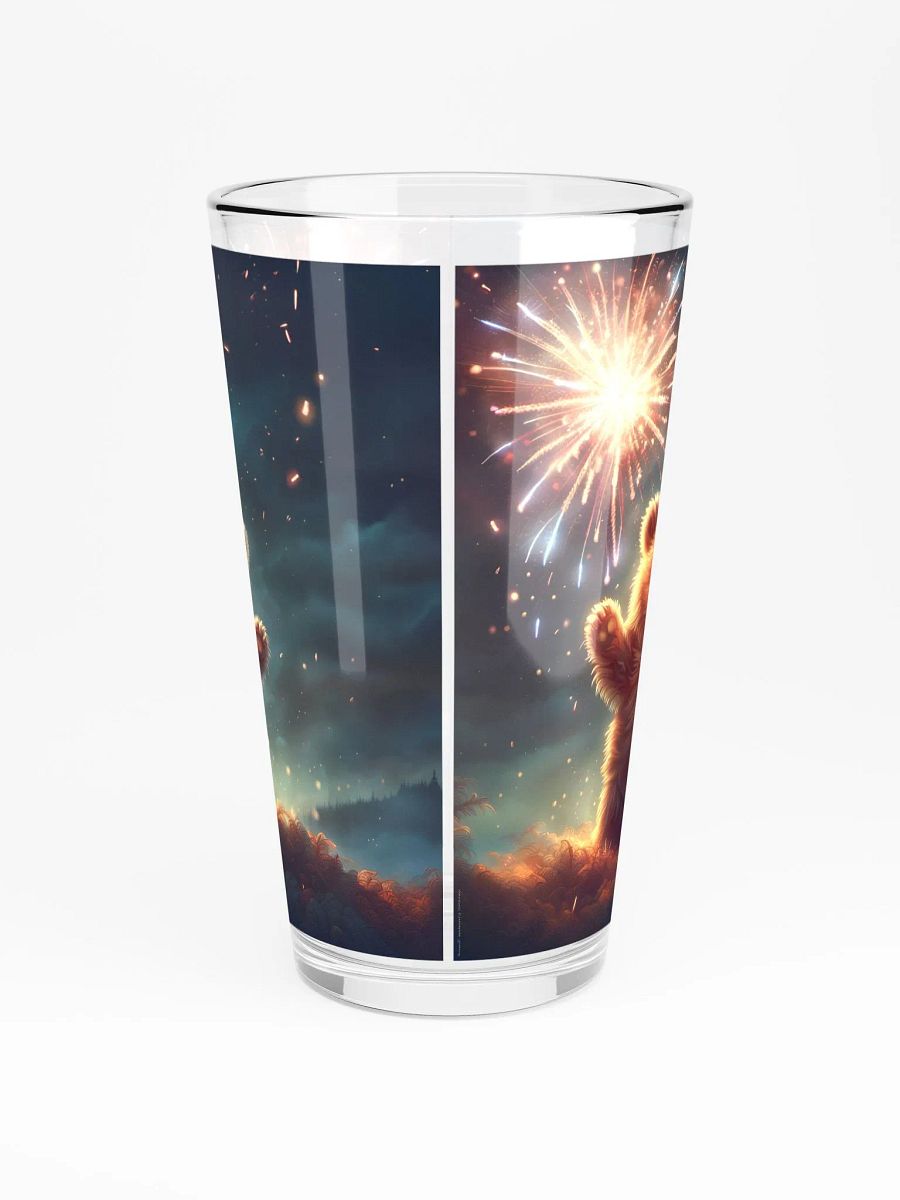 Fireworks Bear Pint Glass product image (3)